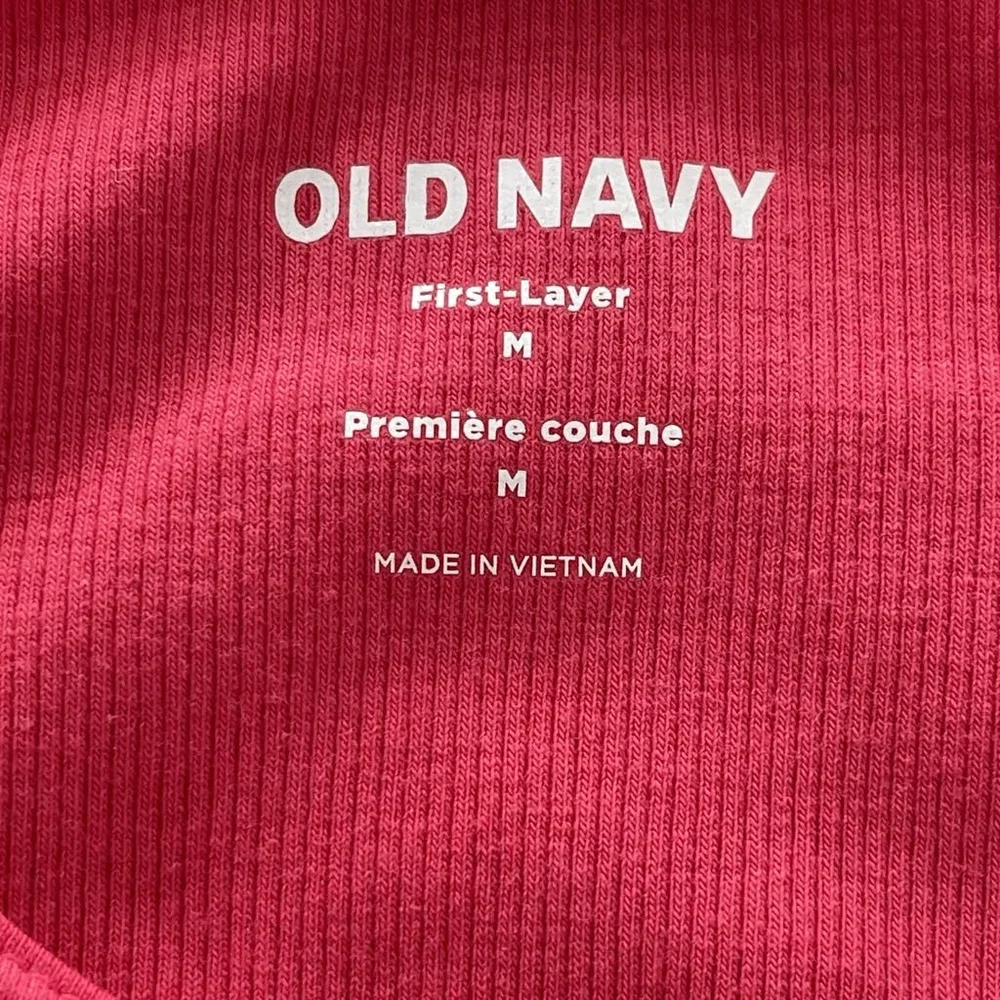 Pink Old Navy Women's Scoop-Neck Rib-Knit First Layer Tank Top - Picture 3 of 7